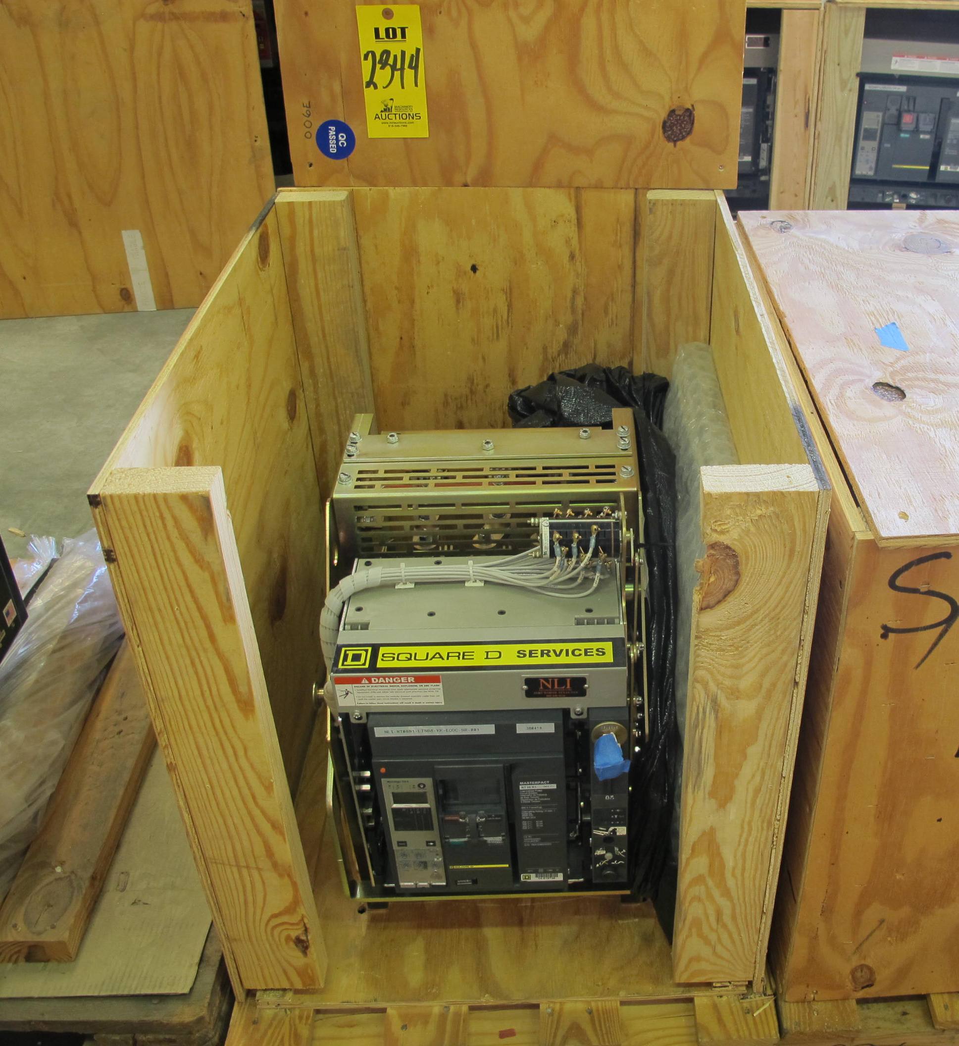 BREAKER, CIRCUIT, 600 FRAME AMP RATING, MASTERPACT NT 08N1 KIND, 3 POLE, 480 VOLT RATING, CRADLE KIRK KEY OPTION. SQUARE D DIRECT REPLACEMENT FOR 1E ABB K-600S INCLUDES ONE NEW 18" DOOR, MOUNTS USING EXISTING HINGES > CONTINUOUS CURRENT: 600A > INTERRUPTING RATING: 30KA @ 535 VAC > 125VDC OPERATED > MICROLOGIC TRIP UNIT 5.0A > 250A SENSOR > 250A SENSOR PLUG > 18" DOOR, PART # NLI-NT08N1-LISB8-KK-EODC-SR-001 (W-44) LOADING & HANDLING FEE $15-